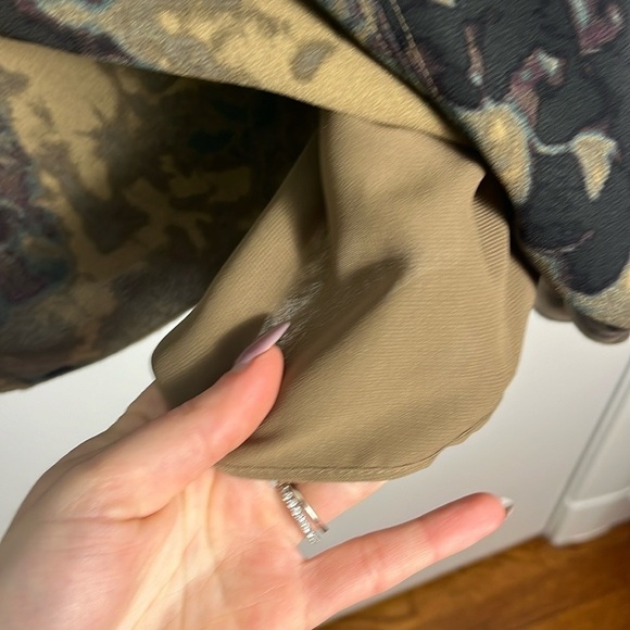 Aritzia Wilfred Myosotis Abstract Floral Minimalist Lagenlook Shift Dress - Picture 6 of 15